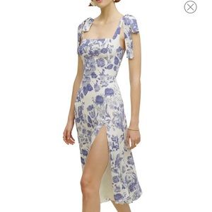 Reformation Petite Twilight Midi Dress - Lucerne